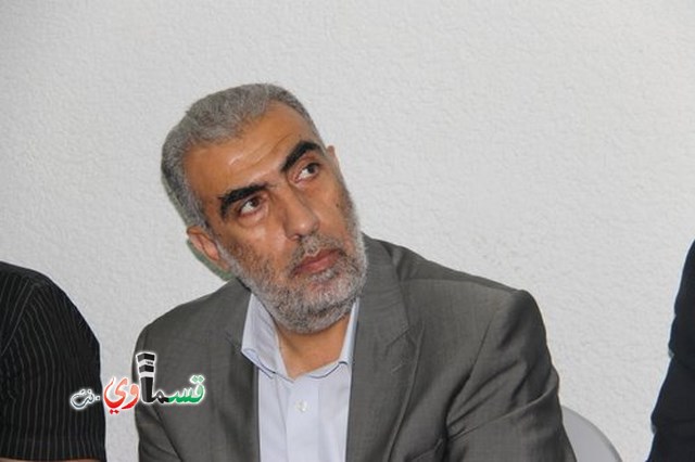 الطيبة: وفد من لجنة المتابعة في زيارة تهنئة للمحامي شعاع منصور